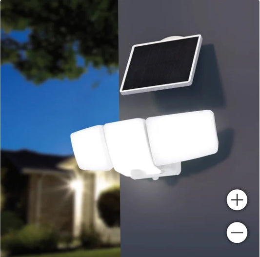 Lutec 2500 Lumens Solar powered flood motion lights